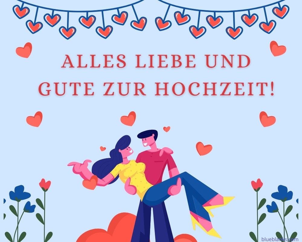 Glückwünsche zur Hochzeit