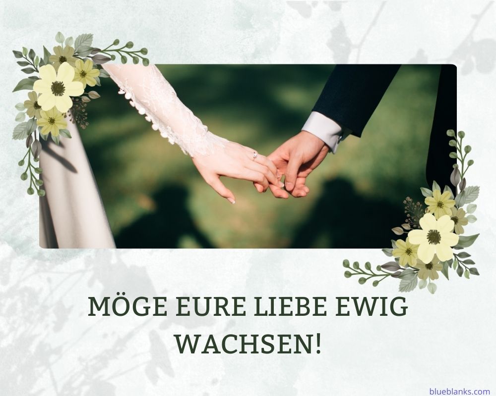 Glückwünsche zur Hochzeit