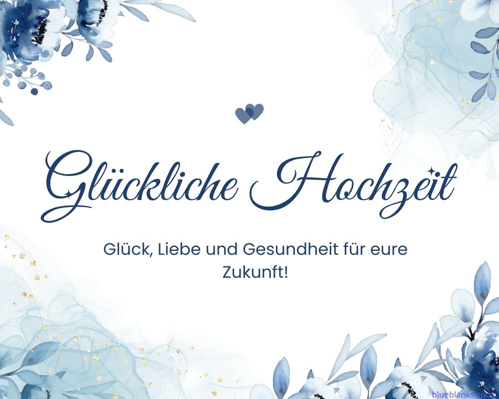 Glückwünsche zur Hochzeit